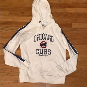 Chicago Cubs Girls Size Small White/Cream Hoodie